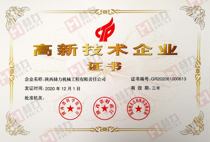 Certificate of Advanced Technology Enterprises of 2020 year